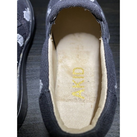 NEW AKID DreamWorks Good Luck Trolls Collection slip-on boy black sneakers Sz 9 - Picture 7 of 8